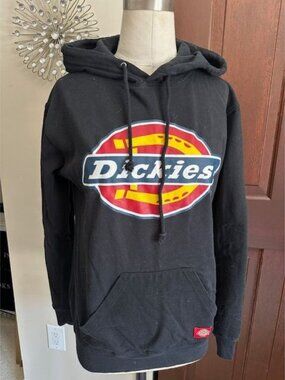 Dickies logo black hoodie Small